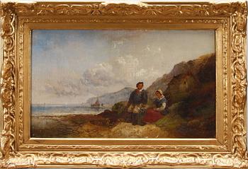 OKÄND KONSTNÄR, olja på duk, 1800-tal.