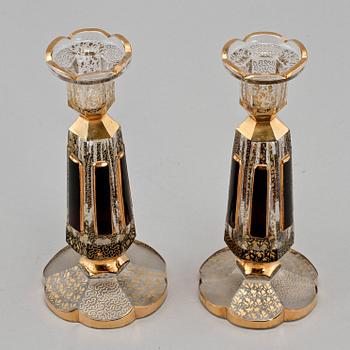 PARTI GLAS, 17 delar, Böhmen, 1900-talets första hälft.