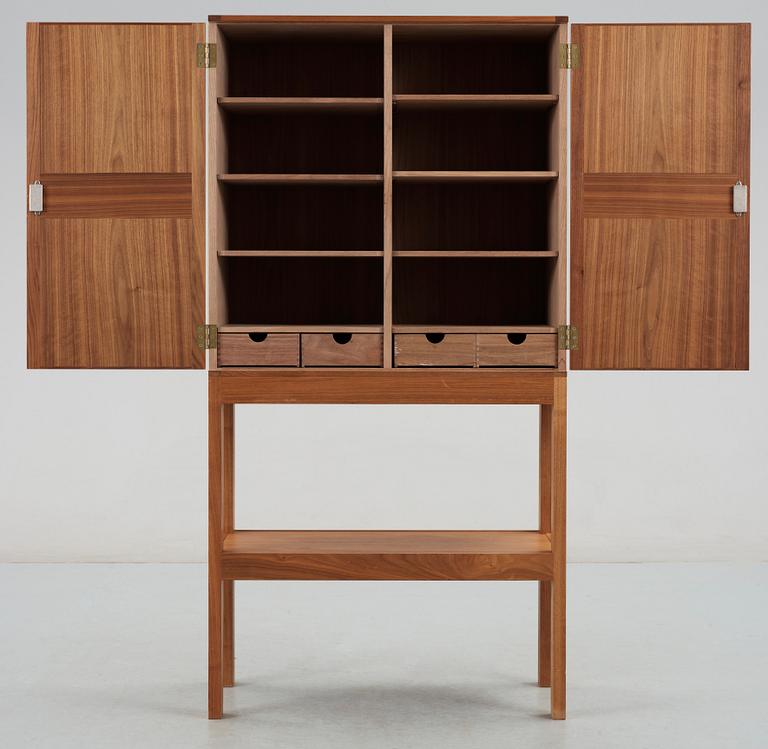 A Johan Kandell walnut cabinet by Källemo AB, Värnamo.