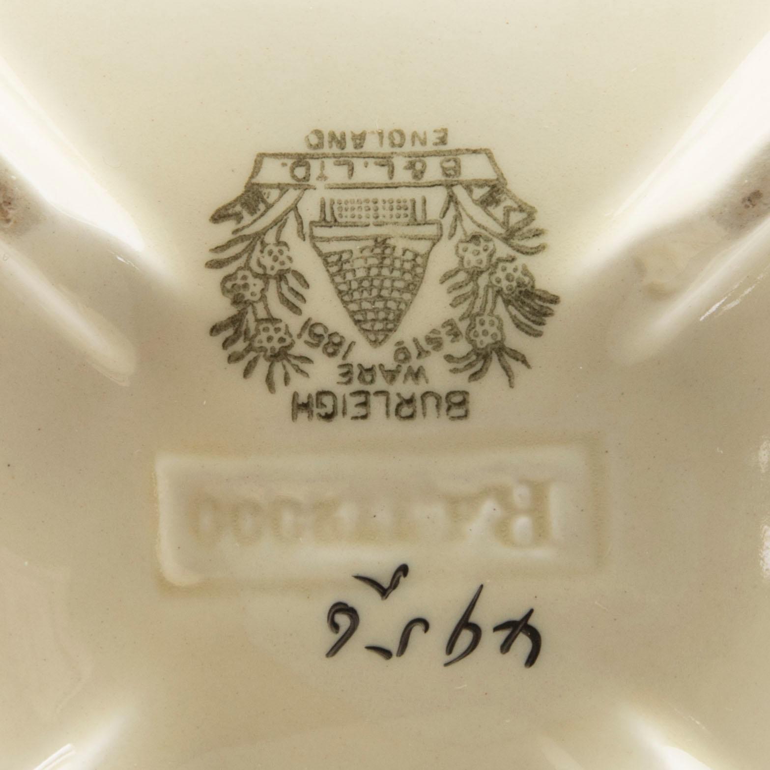 A 45+ 8 pcs Burleigh art deco dinner service.