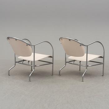 A pair of end of the 20th century  'Sven' chairs by Mats Theselius for Källemo.