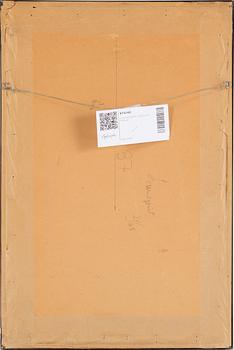 KOSON OHARA, a woodprint in colors. Signed.