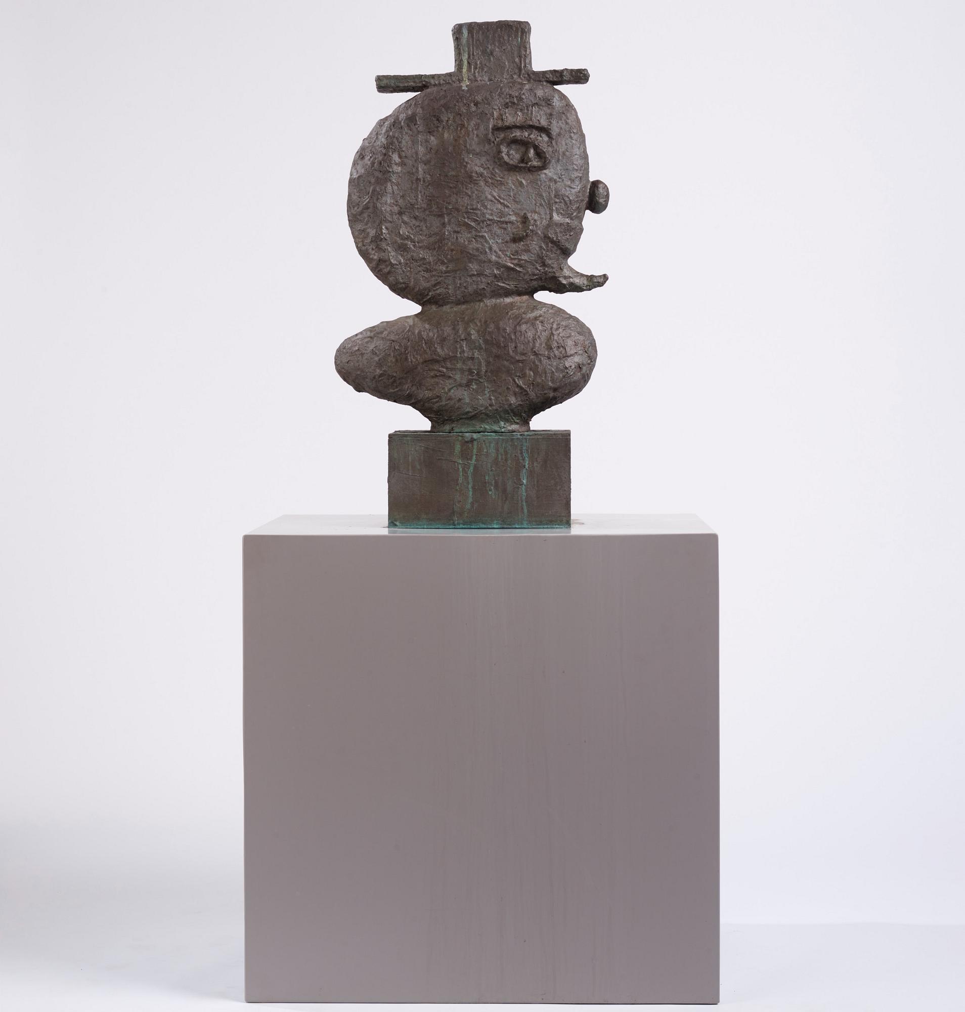 Donald Baechler, ”Man with Hat”.