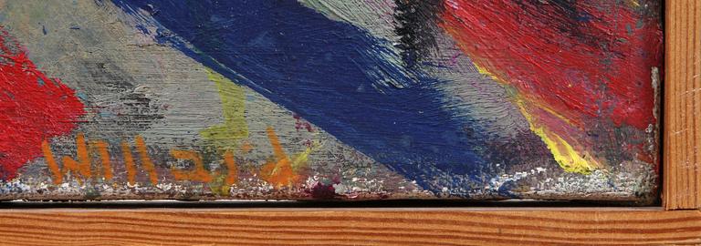 WILLARD LIND, olja på duk, sign.