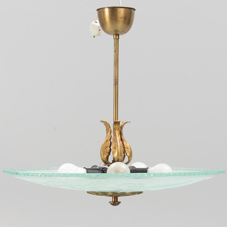 Ceiling lamp, first half of the 20th century.