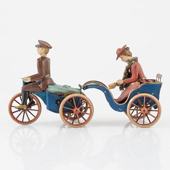 Lehmann, "Rad Motor cycle Mars" & "Anxious bride", Germany, early 20th century.