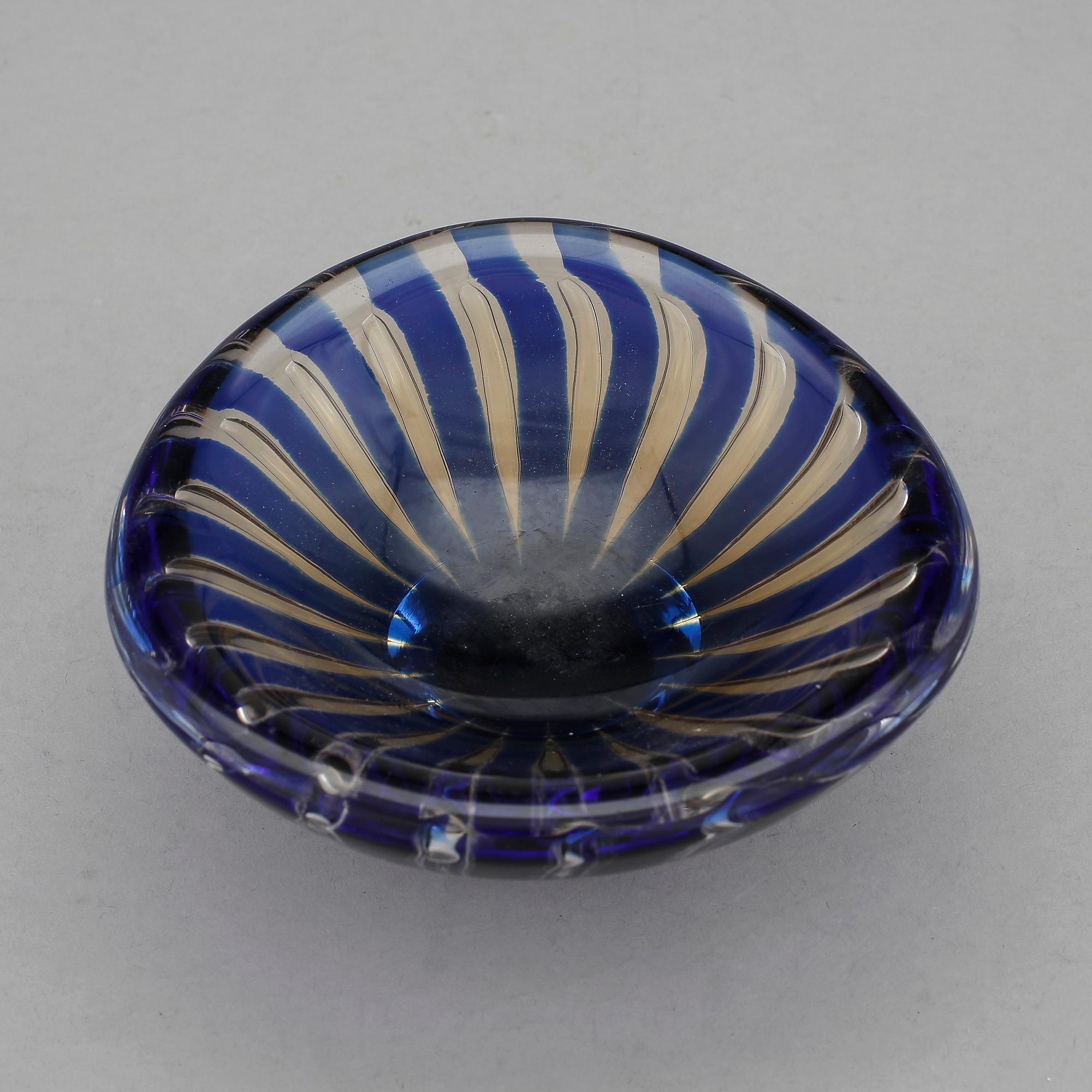 SKÅL, glas, ariel, Edvin Öhrström, Orrefors.