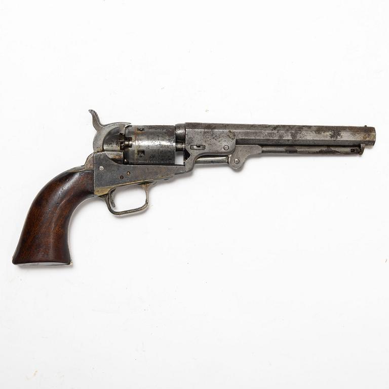 A Colt 1849 pocket percussion revolver, 1852.