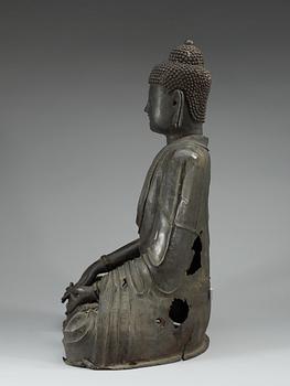 BUDDHA, brons. Ming stil.