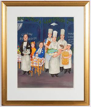 Lennart Jirlow, Utanför restaurangen.