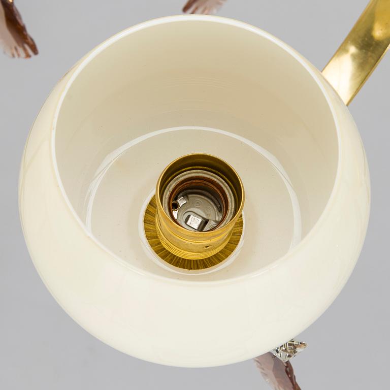 Paavo Tynell, a mid 20th century '1476/6 chandelier for Taito/ Idman.