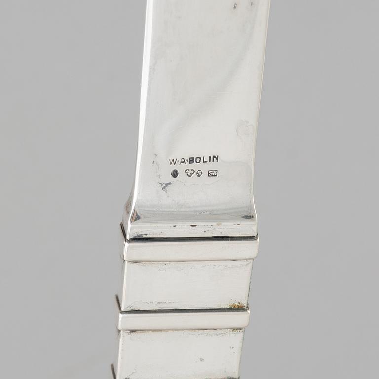 W.A. Bolin, a silver letter opener, Stockholm 1944.