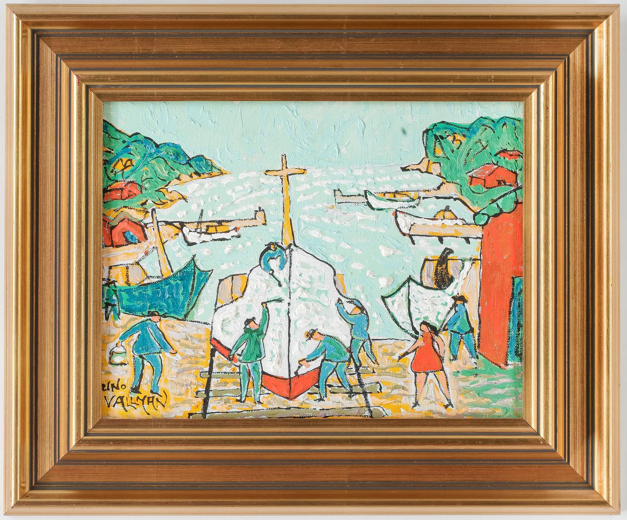 UNO VALLMAN, olja på duk signerad.