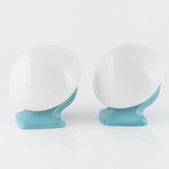 Stig Carlsson, a pair of wall lamps / bathroom lamps, from the 'Stil' series, IFÖ, 1950's-60's.