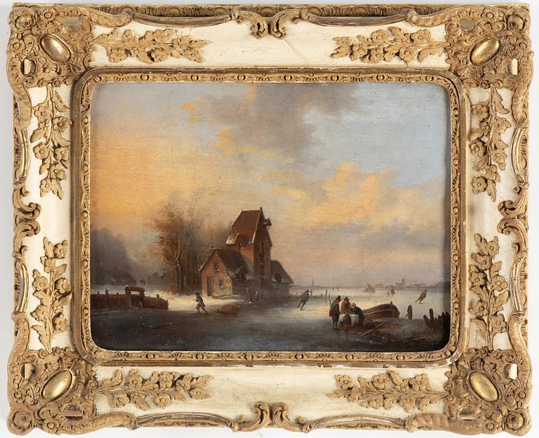DUTCH ARTIST 19TH CENTURY, Unsigned. Panel 29.5 x 38.5 cm.