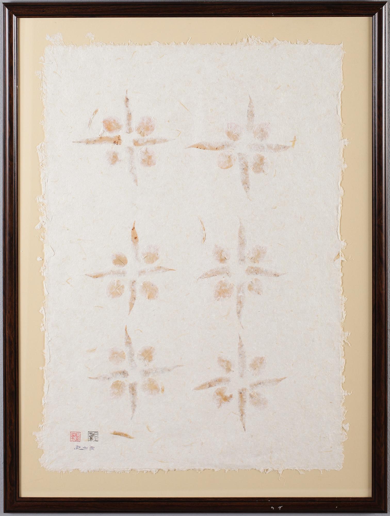 OKÄND KONSTNÄR, 3 st, blandteknik, sannolikt Kina, 1900-tal.