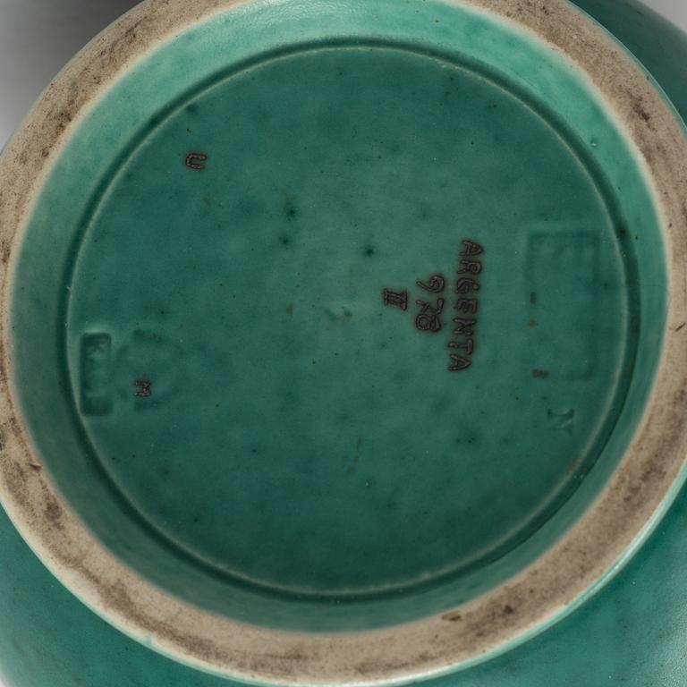 Wilhelm Kåge, an 'Argenta' vase, Gustavsberg.