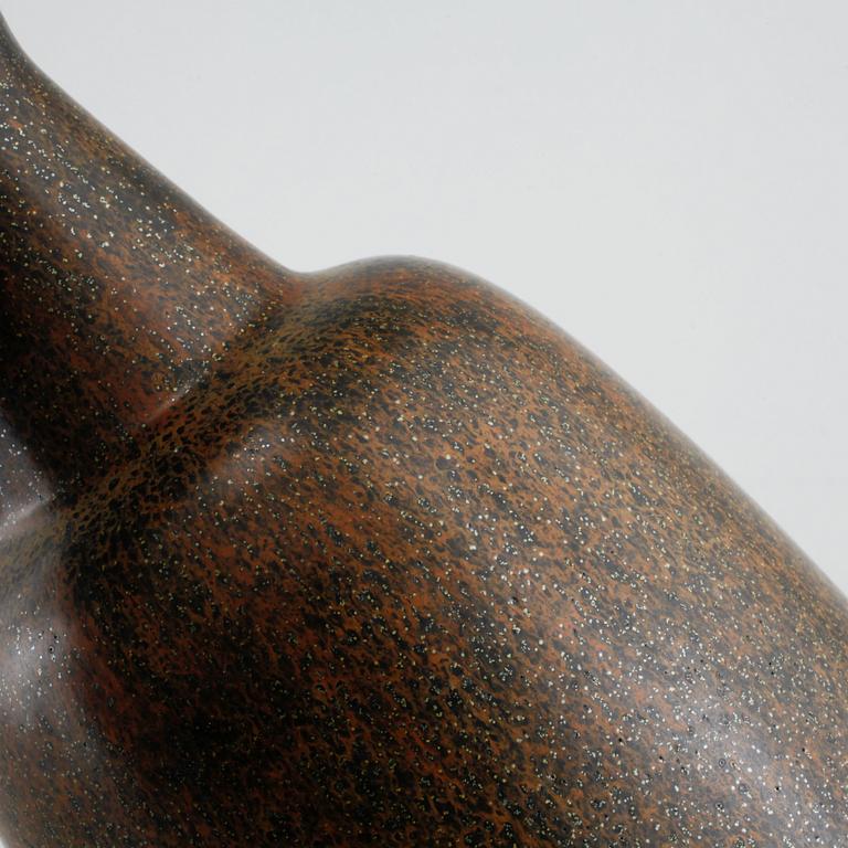 Unique stoneware vase by CARL-HARRY STÅLHANE, Rörstrand, signed and dated -63.