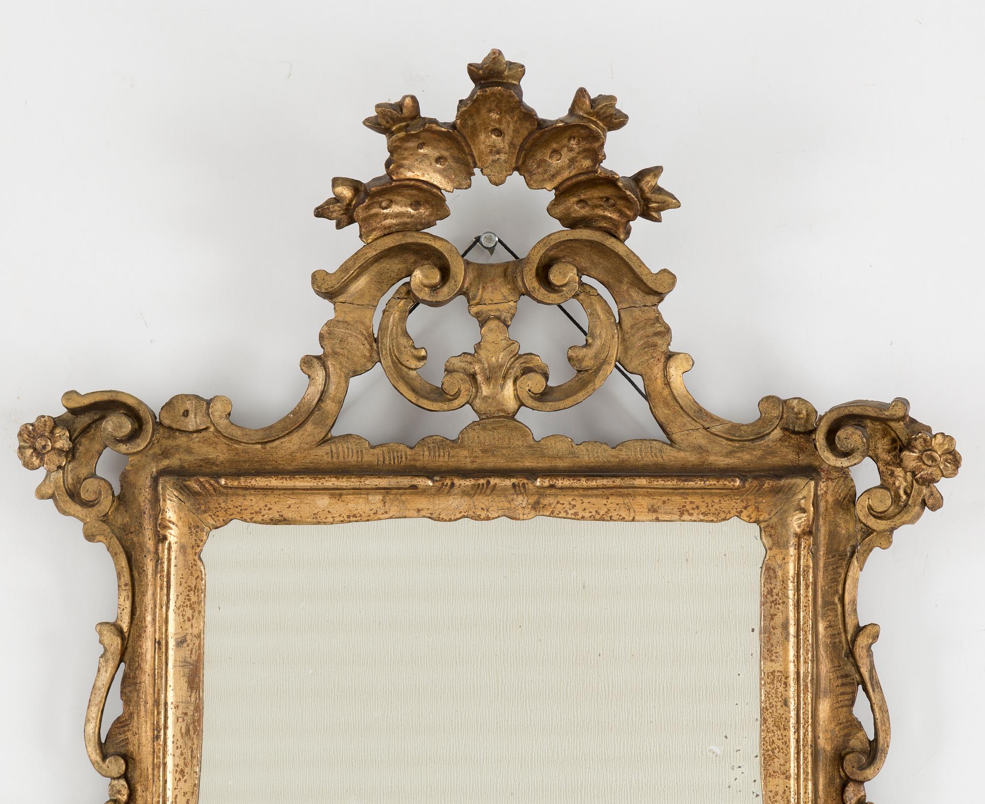 A late 19th century mirror.