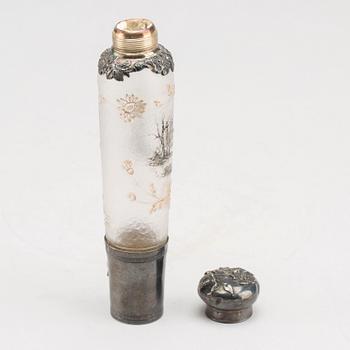 A Daum Nancy perfume bottle.