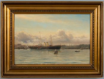 Holger Peter Svane Lübbers, "THE RUSSIAN IMPERIAL YACHT POLAR STAR IN THE HARBOUR OF COPENHAGEN".