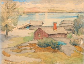 21. Maria Wiik, COTTAGE IN THE ARCHIPELAGO.