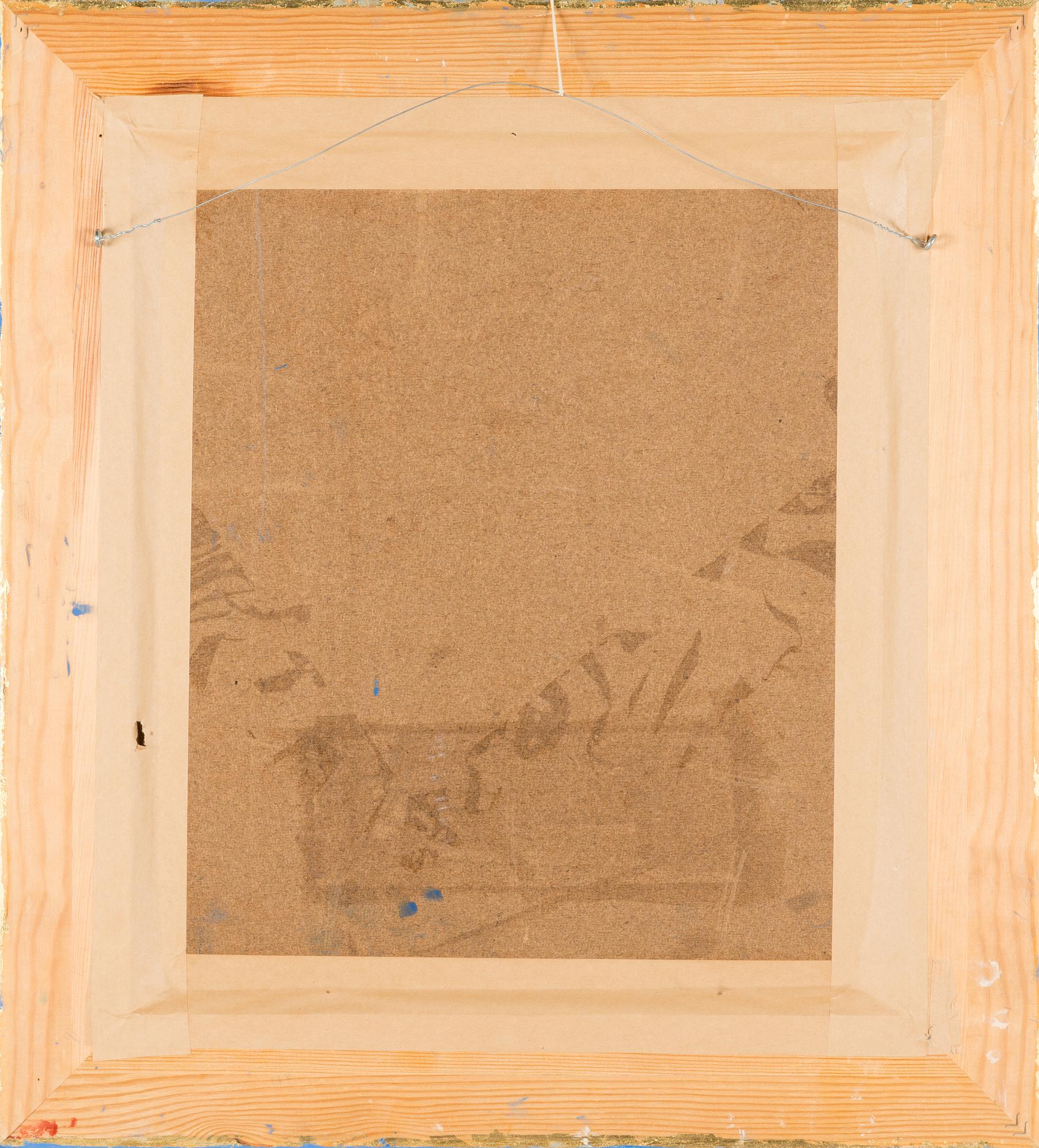 Hannu Konola, olja på pannå, signerad och daterad och daterad -87.