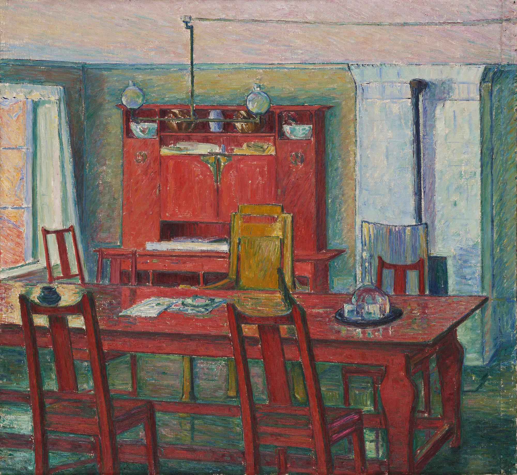 Karl Nordström, "Konstnärsförbundets samlingsrum. Mästersamuelsgatan 59".
