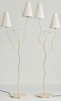 Swedish Modern, golvlampor, 2 st, 1940-50-tal.