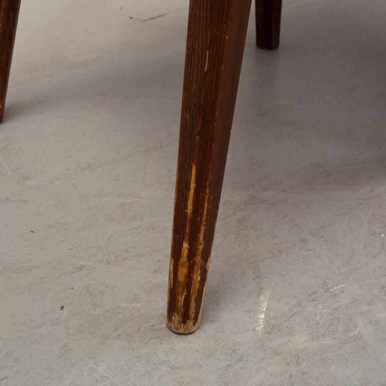 A set of four pine chairs, 1930's-40's.