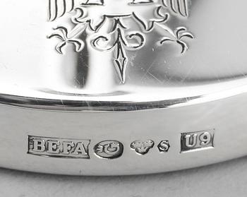 LJUSSTAKAR 1 par, silver, BEFA, Göteborg 1970.