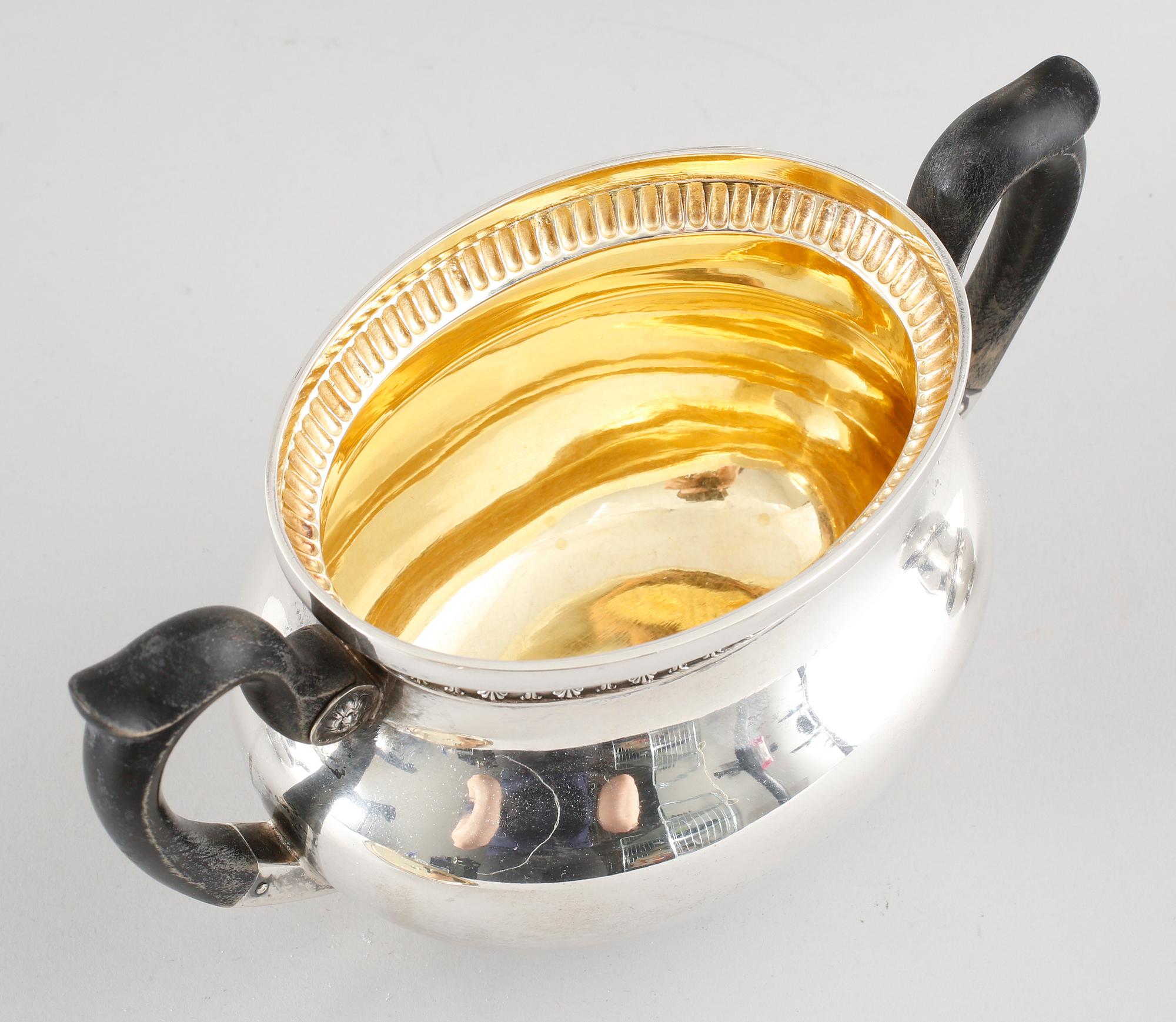 A silver coffee set by JMJ in Gothenburg.