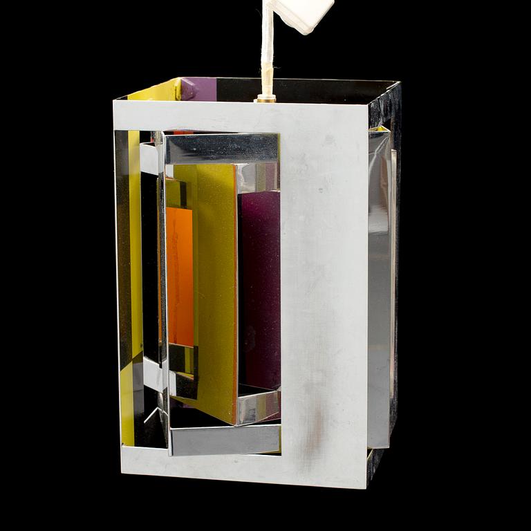 A 'Casablanca' ceiling light by Simon P Henningsen, Lyfa, Denmark.