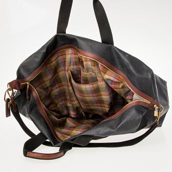 MULBERRY Large Clipper Scotchgrain Travel Bag.
