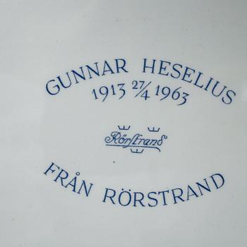 FRUKTSERVIS, 13 delar, porslin, Rörstrand, 1960-tal.