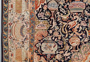 A Kashmar carpet, ca 397 x 297 cm.