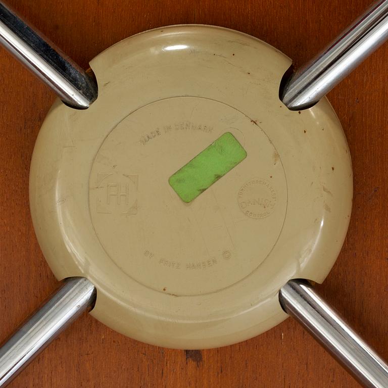 ARNE JACOBSEN, stolar 5 st "Sjuan för Fritz Hansen Danmark sent 1900-tal.