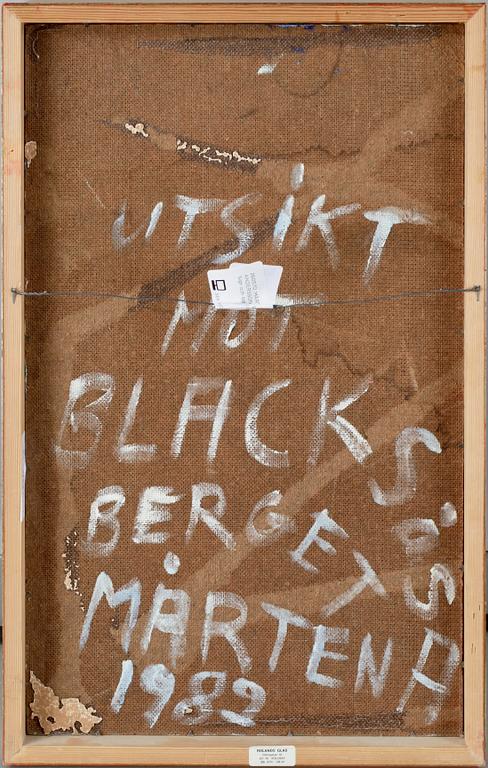 MÅRTEN ANDERSSON, olja på pannå. Sign och dat -82.