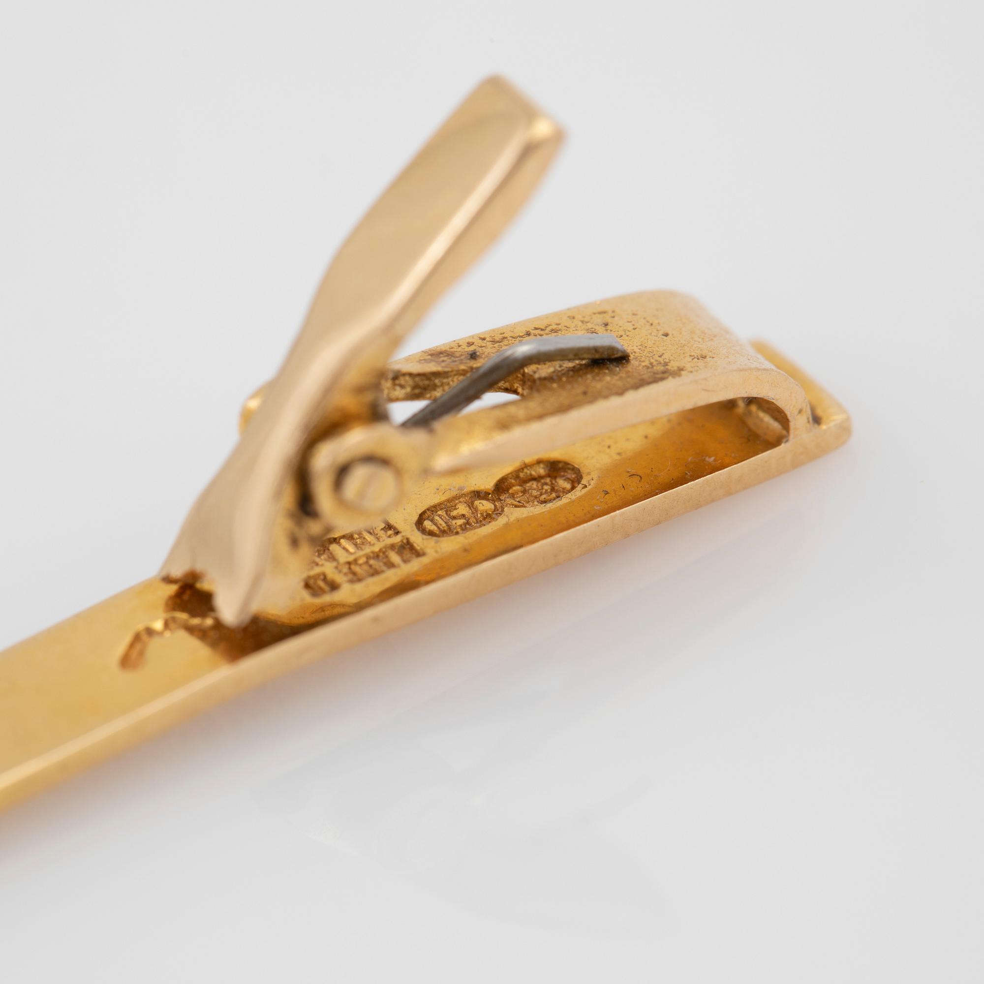 Lapponia, slipsknut, 18k guld.