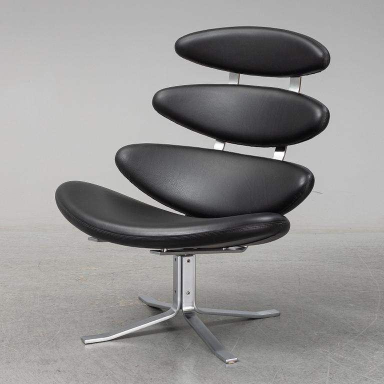 POUL VOLTHER, fåtölj, "Corona EJ 5", Erik Jørgensen, Danmark, 2000-tal.