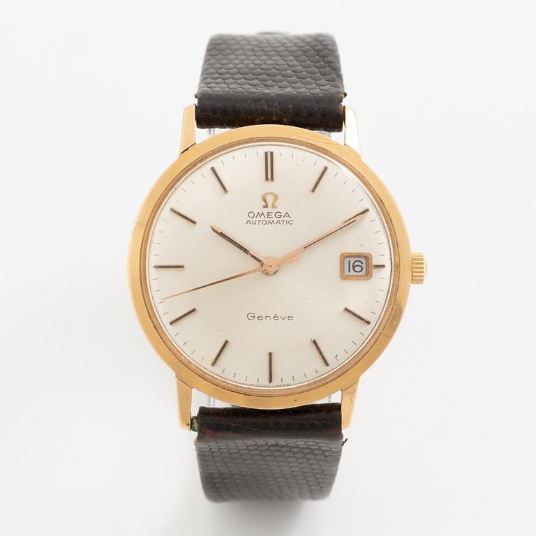 Omega, Geneve, wristwatch, 34.5 mm.