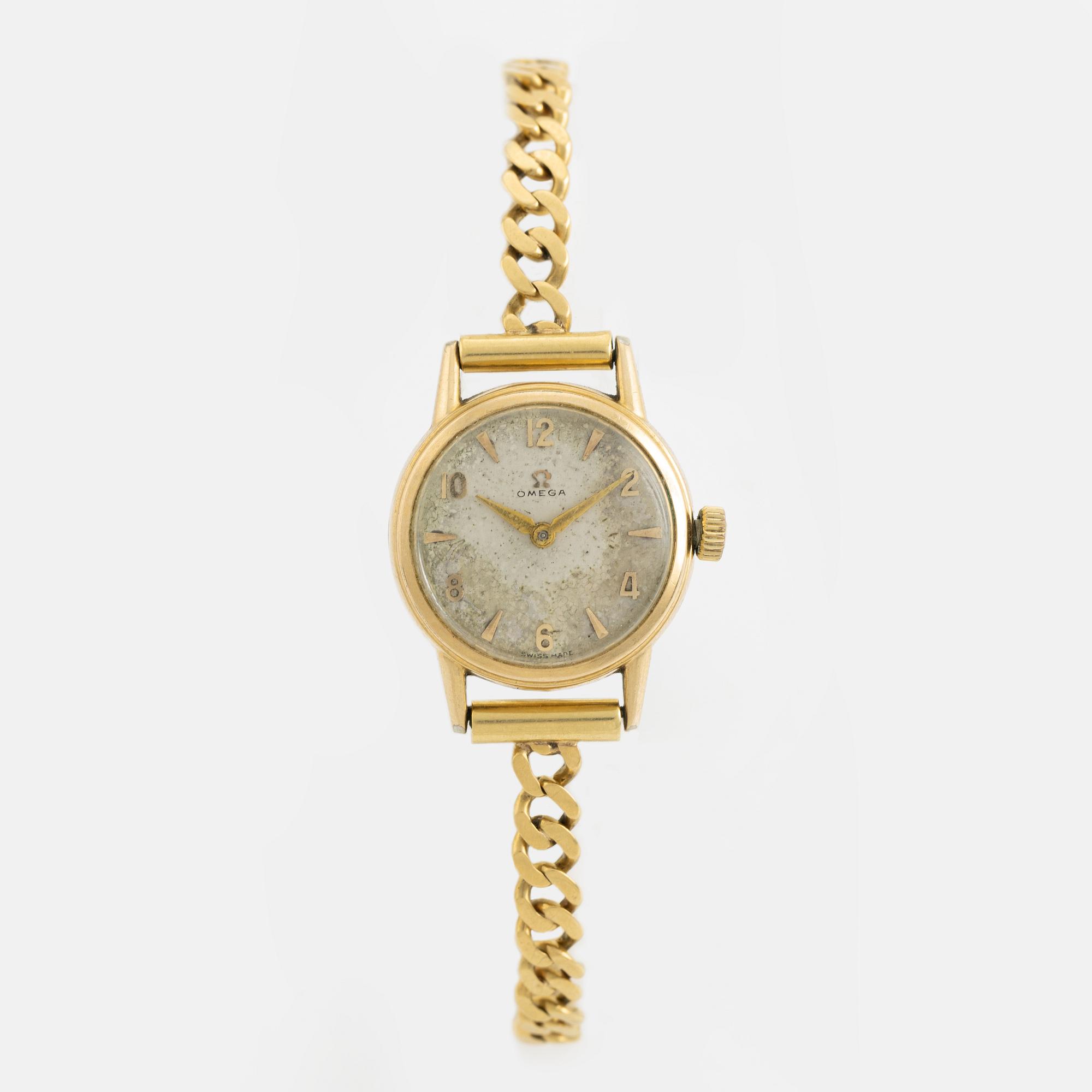 Omega, armbandsur, 21,5 mm.