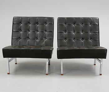 FÅTÖLJER, ett par, 1900-talets andra hälft.