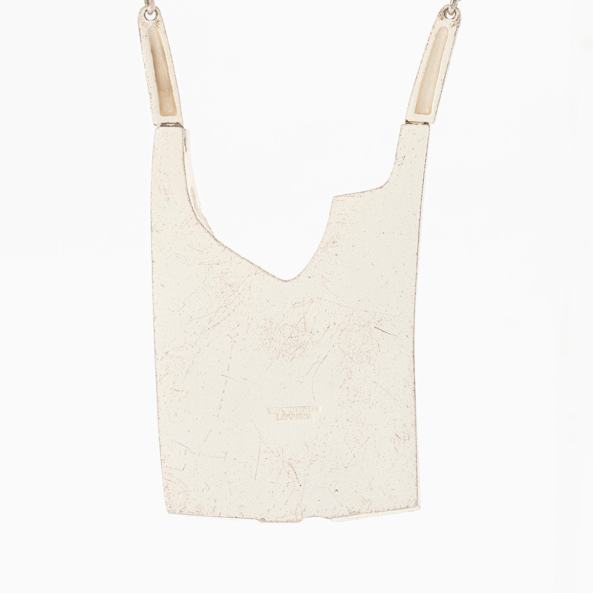 Björn Weckström, necklace, silver, "January", Lapponia 1994.