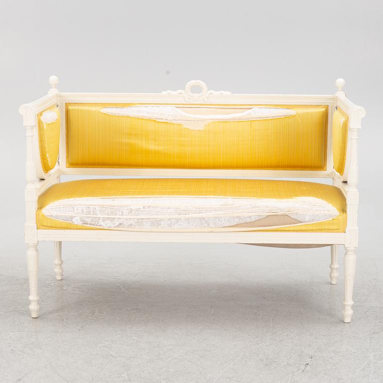 A Gustavian style sofa, 20th Century.