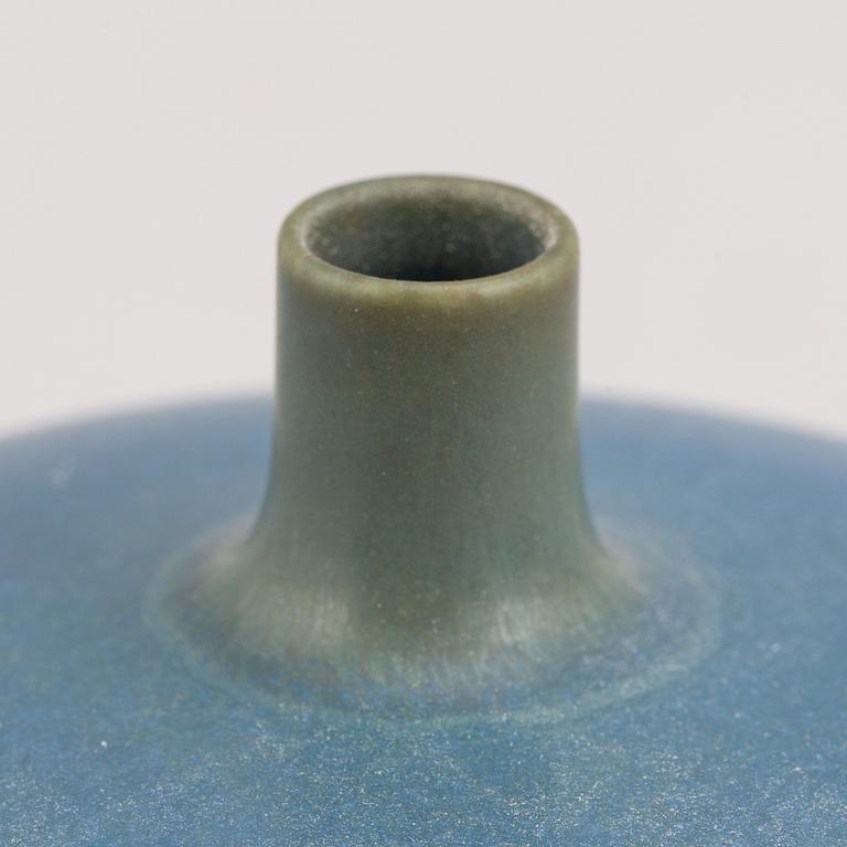 Four miniature vases and bowl by Berndt Friberg, Gustavsberg, 1958-1972.