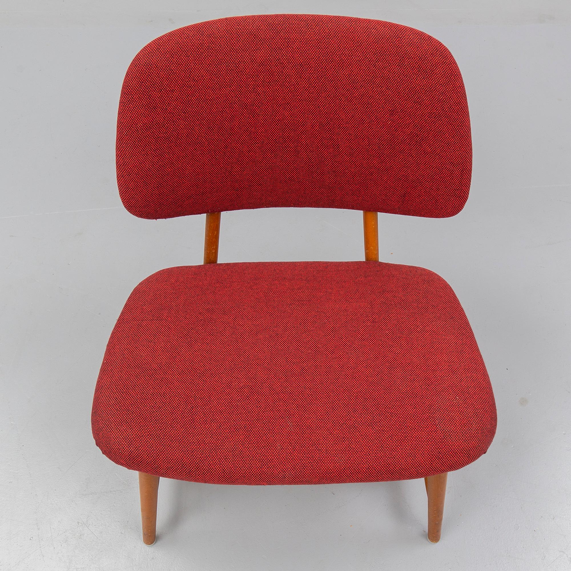ALF SVENSSON, a 'Teve' easy chair, Alf Svensson, Studio Bra Bohag Ljungs Industrier AB, Malmö, Mid 20th century.