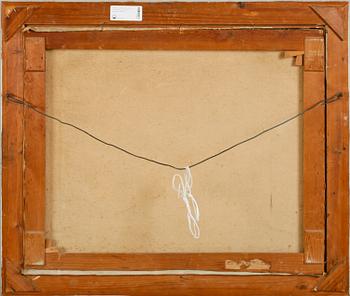 OKÄND KONSTNÄR, olja på duk, otydligt signerad M Bonnaud, 1900-tal.