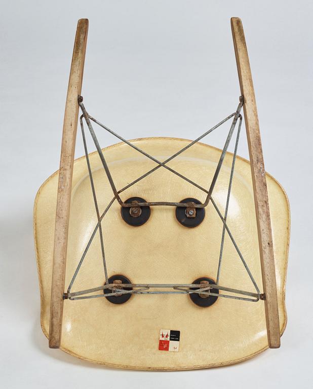 Charles & Ray Eames, "RAR", rope edge, rocking chair, Zenith Plastics / Herman Miller 1950's.