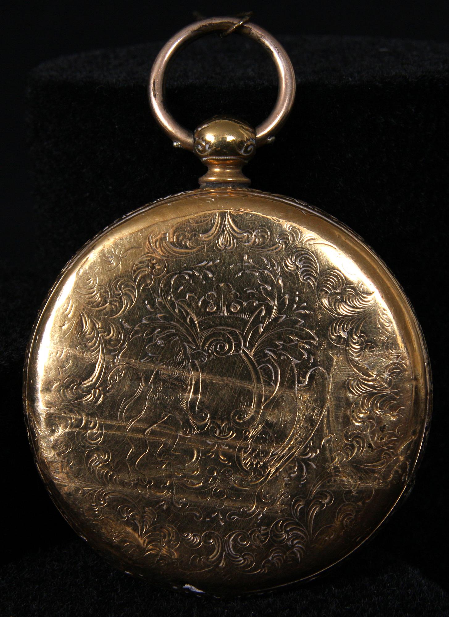 FICKUR, 2 st, 18 K guld.